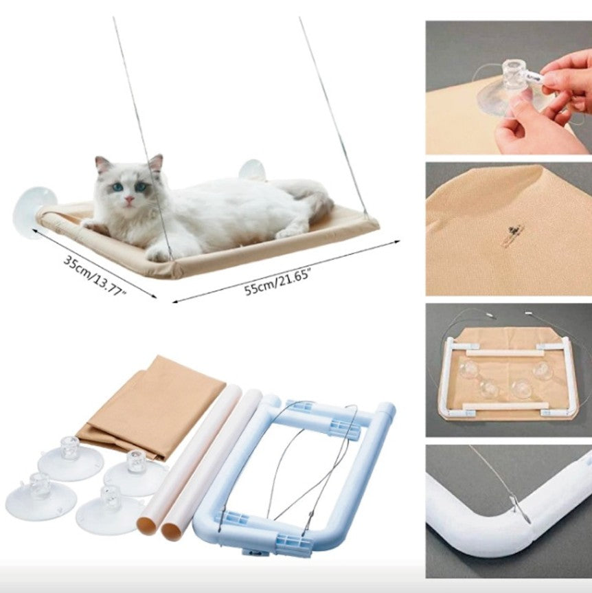 CAMA PARA GATOS TIPO HAMACA COLGANTE