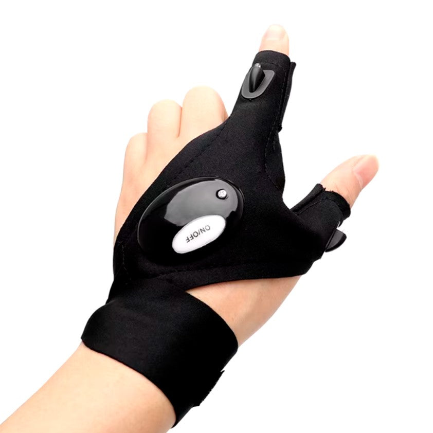 GUANTES DE TRABAJO CON LINTERNA LED